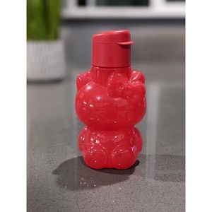 Tupperware Sanrio Eco Bottle Hello Kitty 14 oz Flip Top Cap Red New